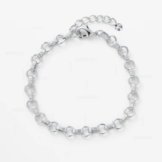 Silver chain bracelet 