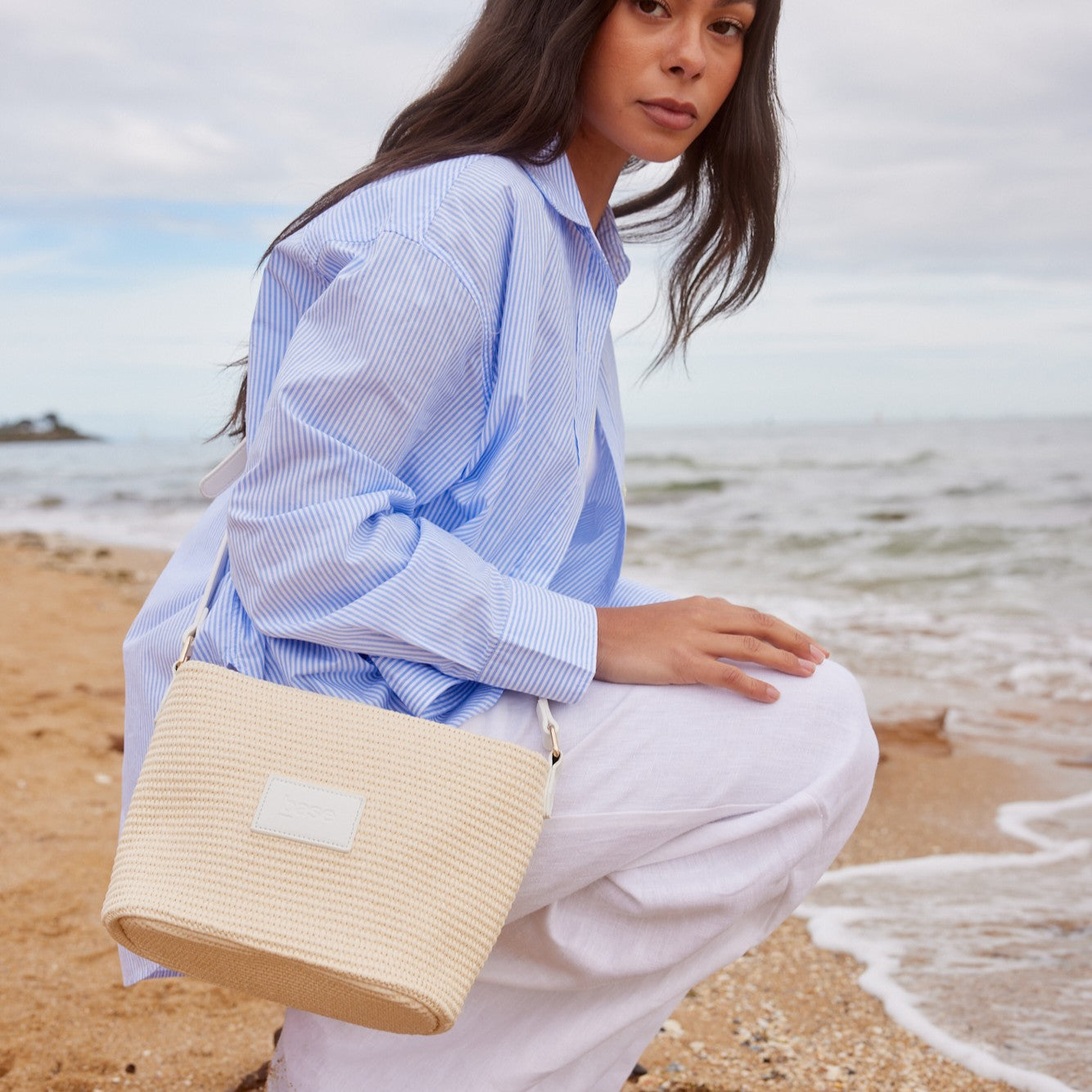 Panier Base Crossbody Bag Chalk