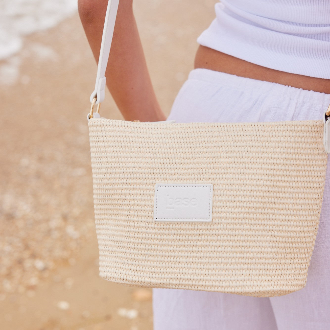 Panier Base Crossbody Bag Chalk