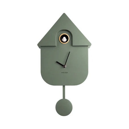 Karlsson Modern Cuckoo Clock Jungle Green