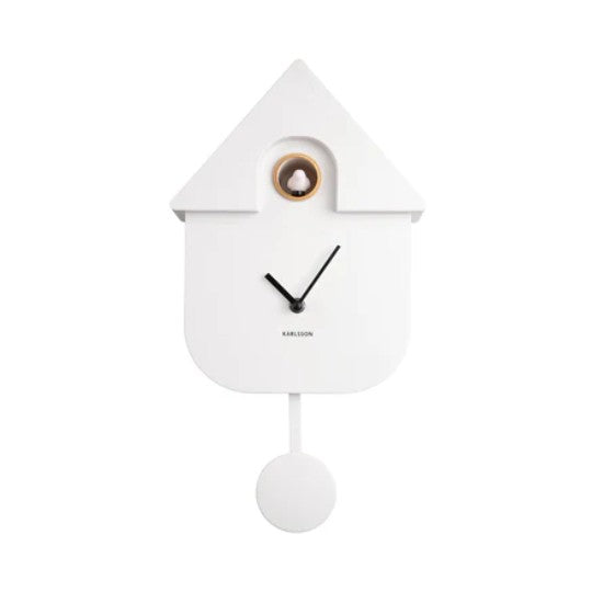 Karlsson Modern Cuckoo Clock White