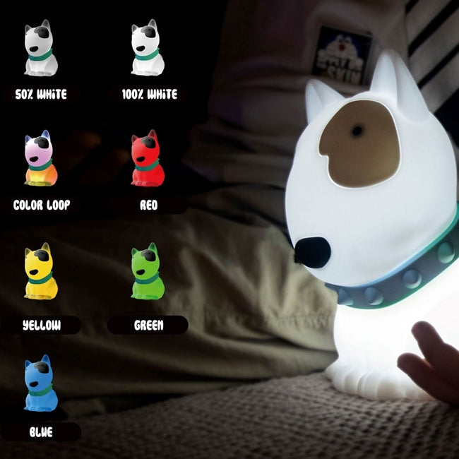 Squishy Puppy Sam Rechargeable Night Light