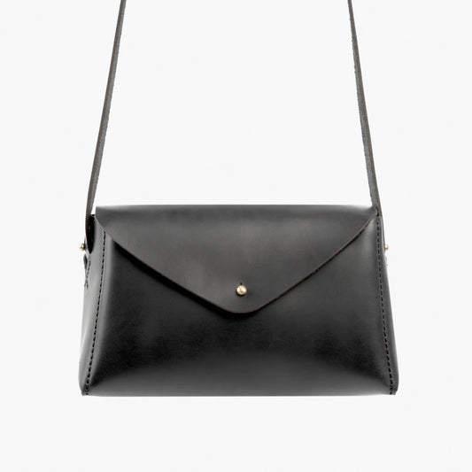 Black handbag with a strap loyal 