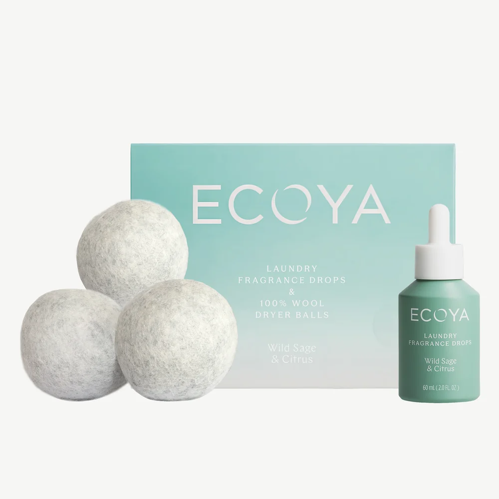 Ecoya Dryer Ball Set Wild Sage &amp; Citrus