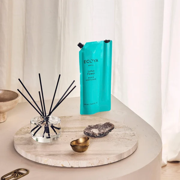 Ecoya Lotus Flower Reed Diffuser Refill