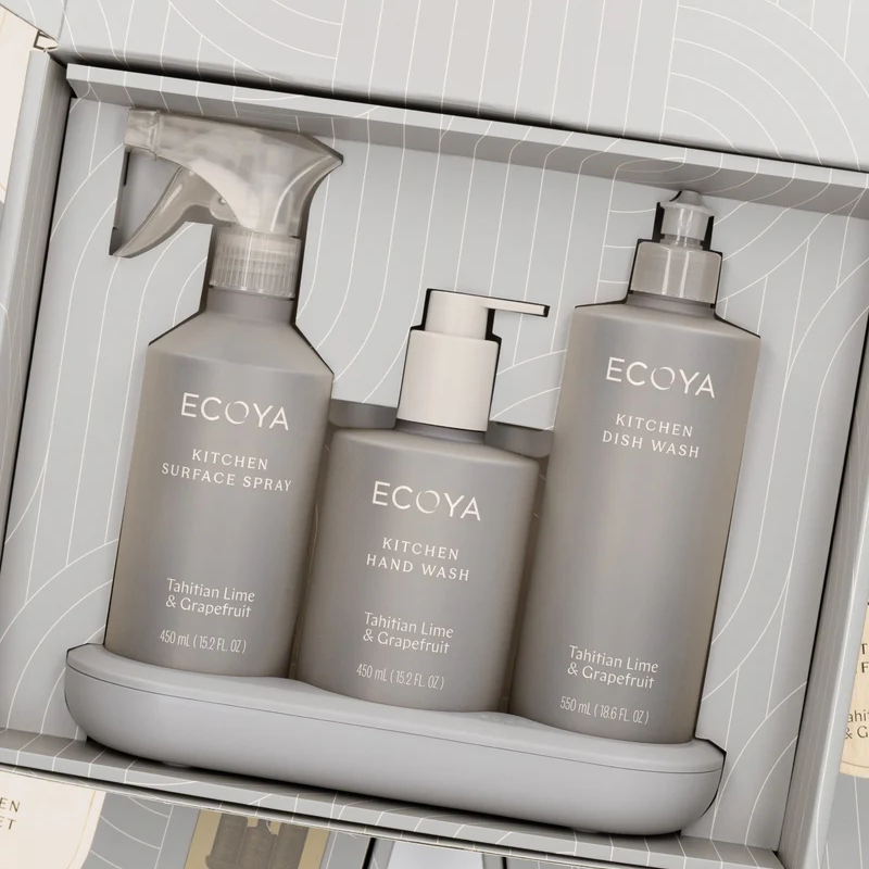 Ecoya Kitchen Gift Set Tahitian Lime & Grapefruit