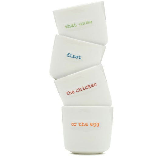 Egg Cup Set 'What came first'