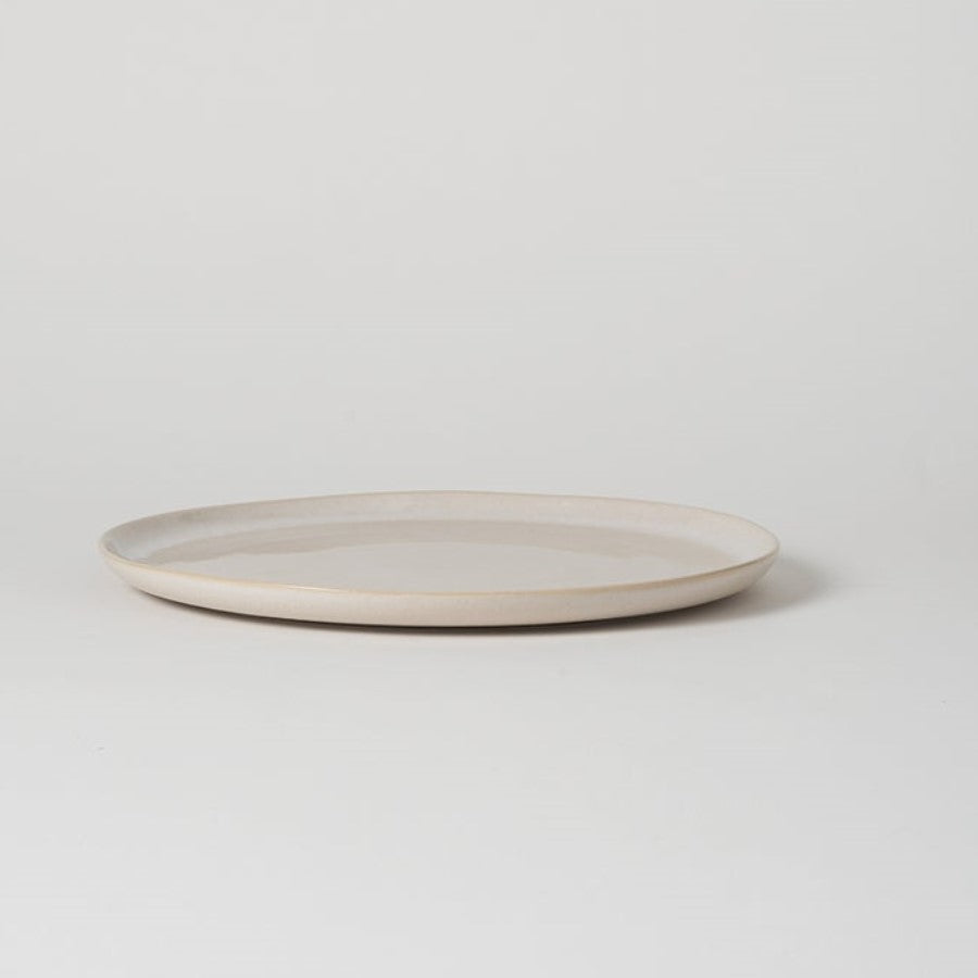 Finch Dinner Plate White/Natural