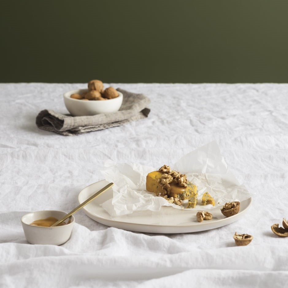 Finch Dinner Plate White/Natural