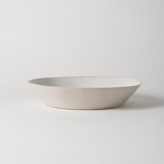 Finch Serving Bowl White/Natural