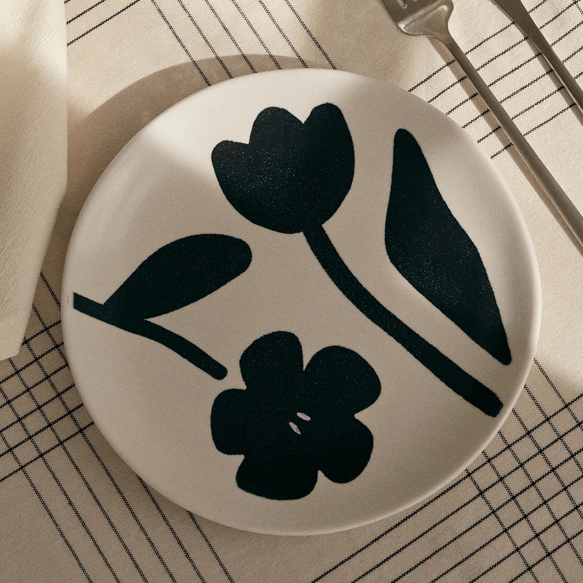 Broste Flora Dessert Plate