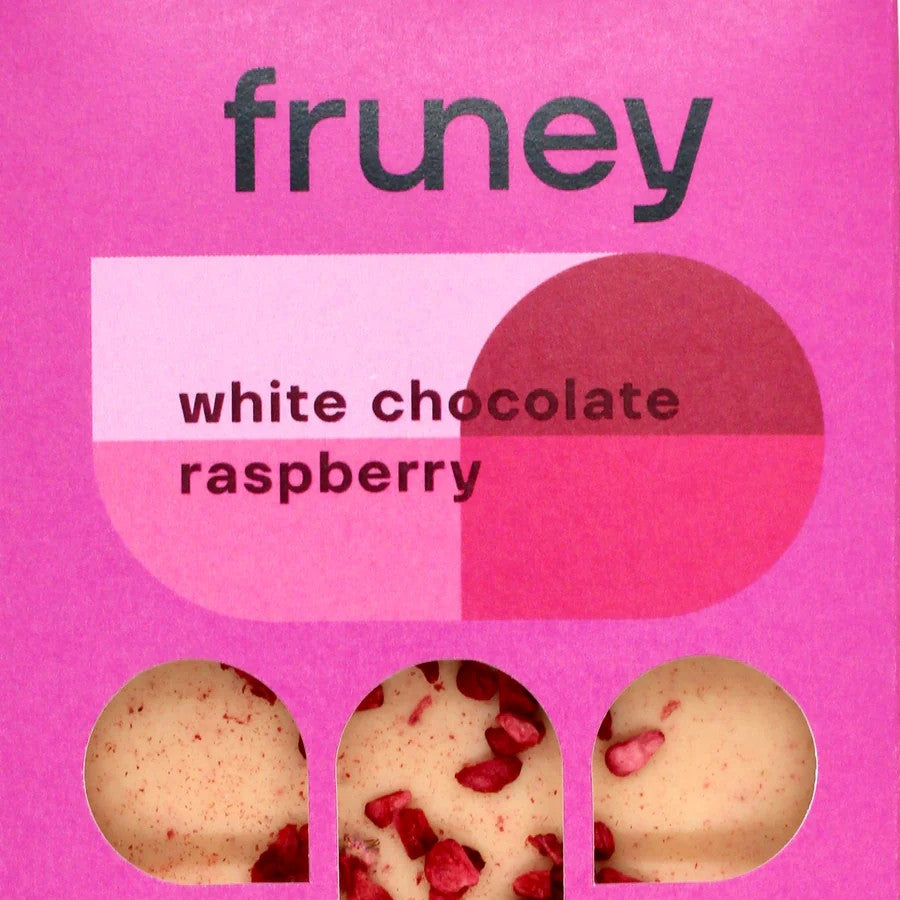 Fruney white chocolate raspberry