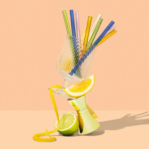 glass straws 