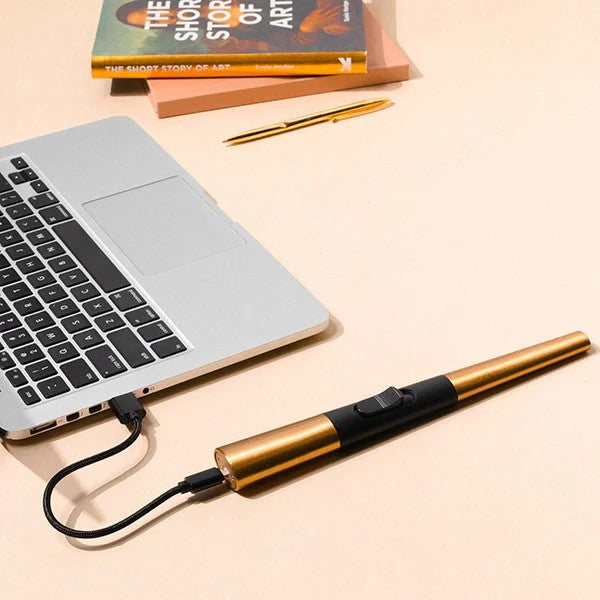 Flint Rechargeable Lighter Gold