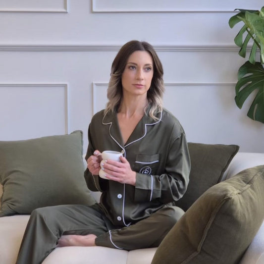 Bamboo Long PJ's Greenstone