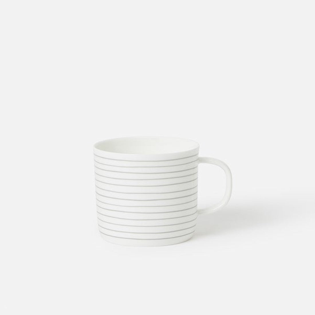 Coffee Cup Grey/White Stripe by Citta Design Presentables