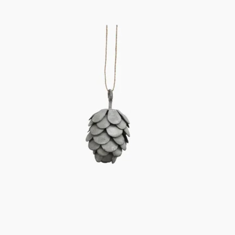 Hanging Pinecone Short Ash Grey