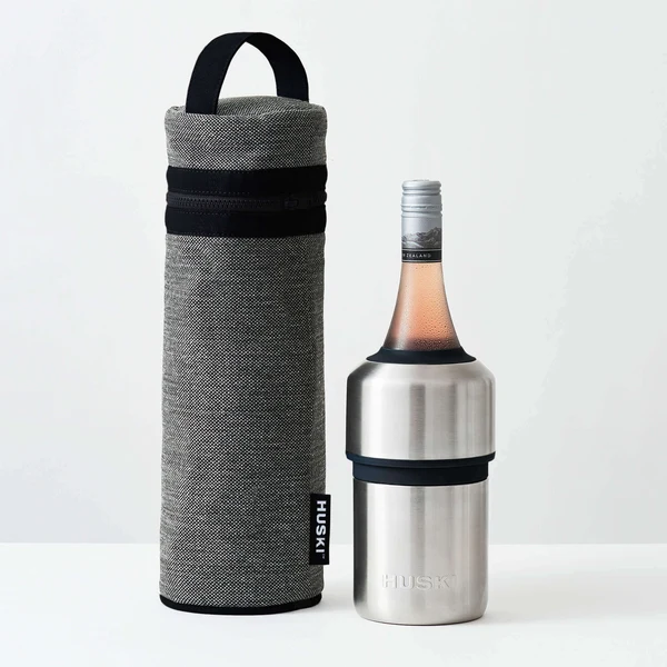 Huski Wine Cooler Tote Charcoal Grey