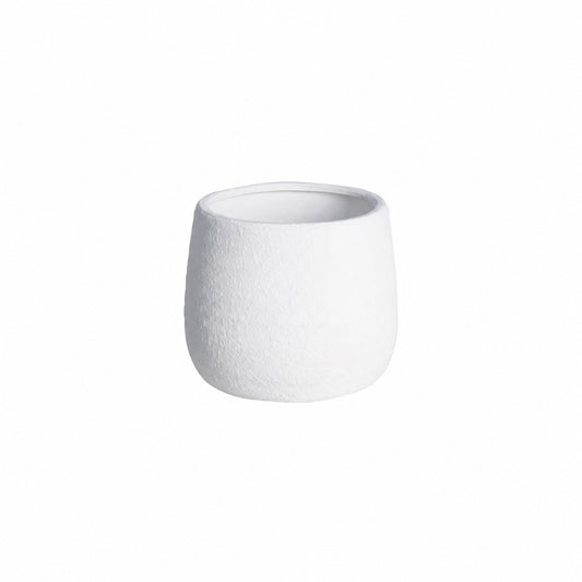 Kainna White Bellied Cover Pot XSmall
