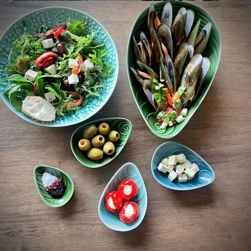 Blue Mussel Bowl 25cm