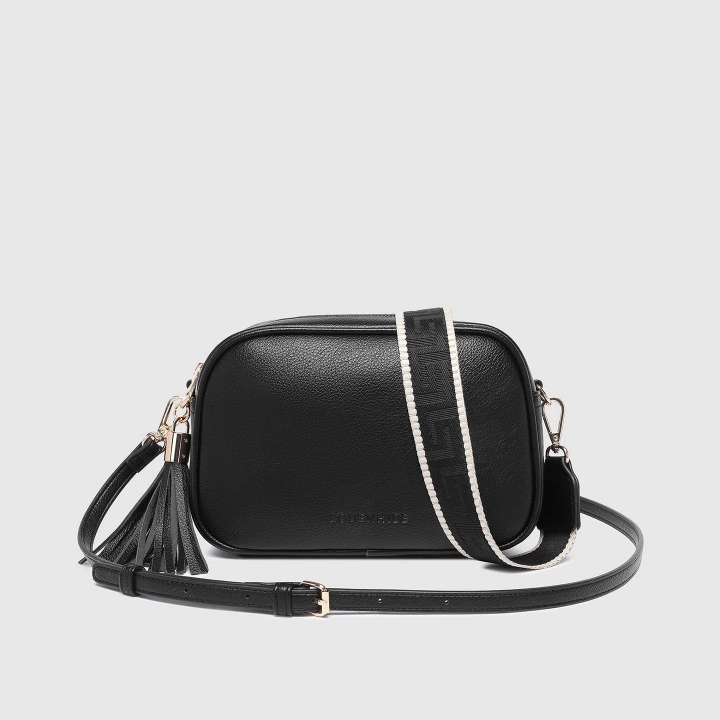 Jacinta Gia Crossbody Bag Black by Louenhide