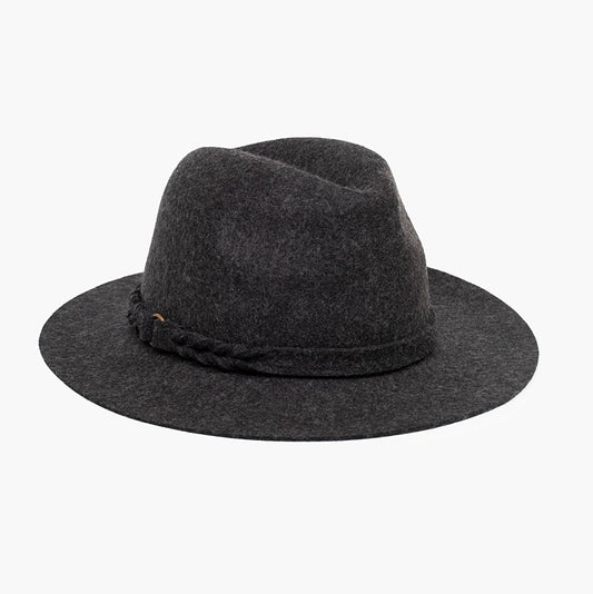 Antler Jackson Fedora Charcoal