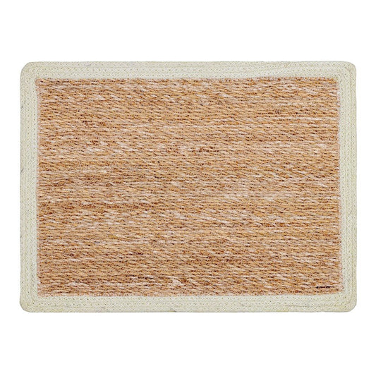 Jute Rectangle Placement White Boarder