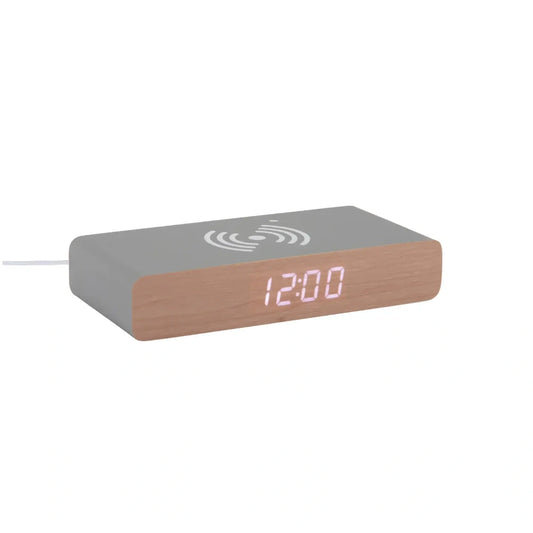 Karlsson Retro Flat LED Alarm Clock Grey