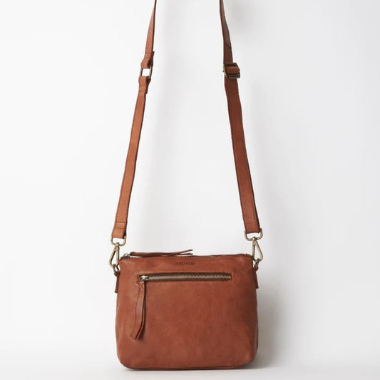 Juju Large Essential Leather Bag Cognac