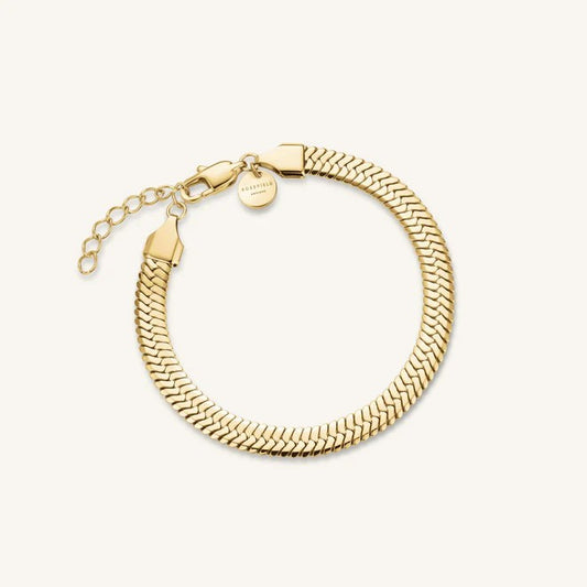 Rosefield Large Snake Bracelet Gold
