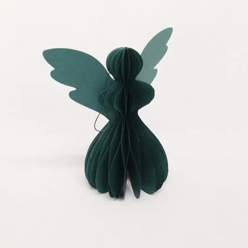 Le Papier Christmas Angel 17cm Green