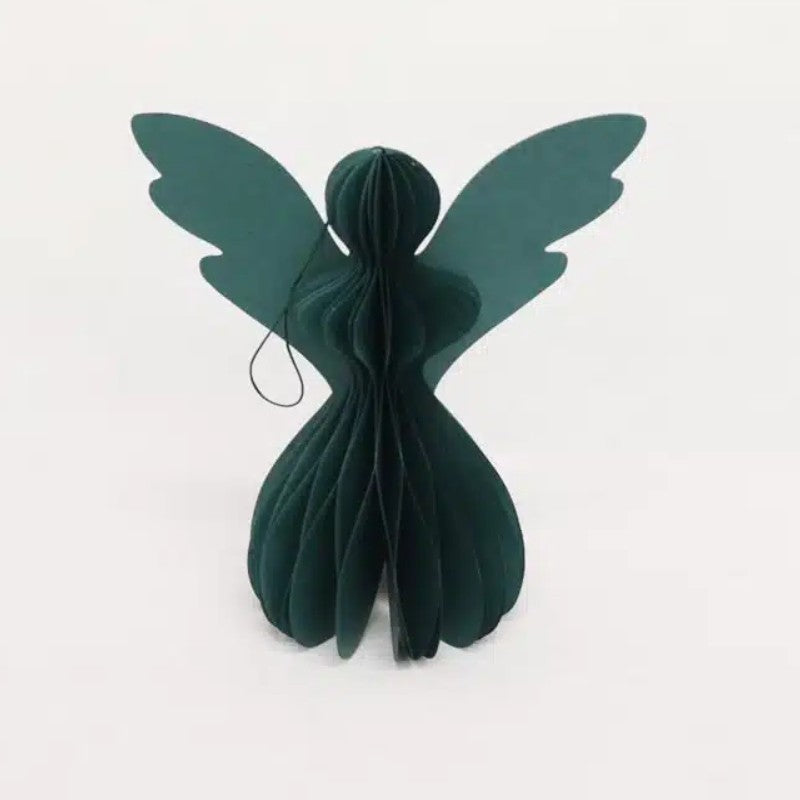 Le Papier Christmas Angel 17cm Green