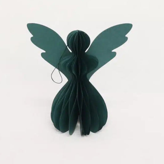 Le Papier Christmas Angel 17cm Green
