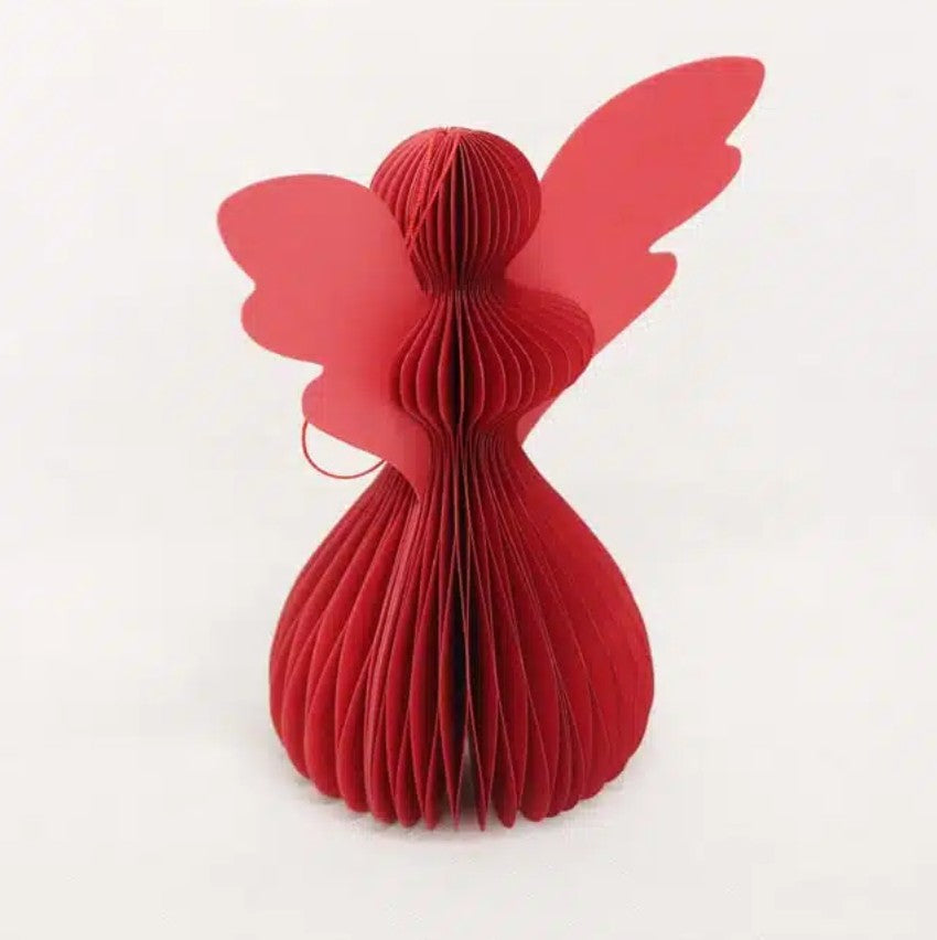 Le Papier Christmas Angel 17cm Red