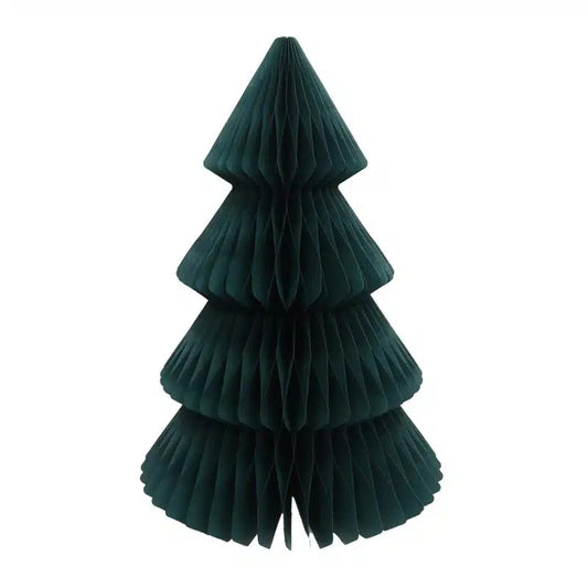 Green paper tree decoration