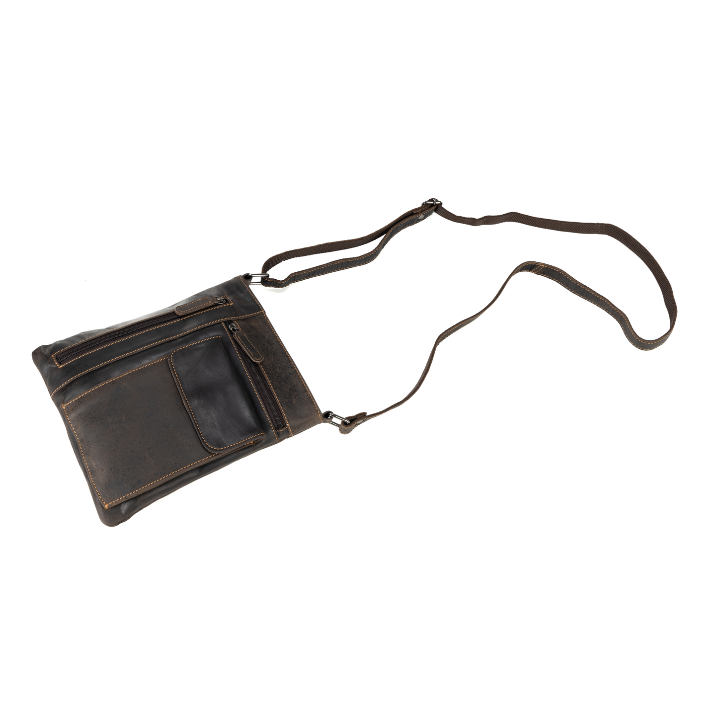 Leather Crossbody Bag Lucy Brown