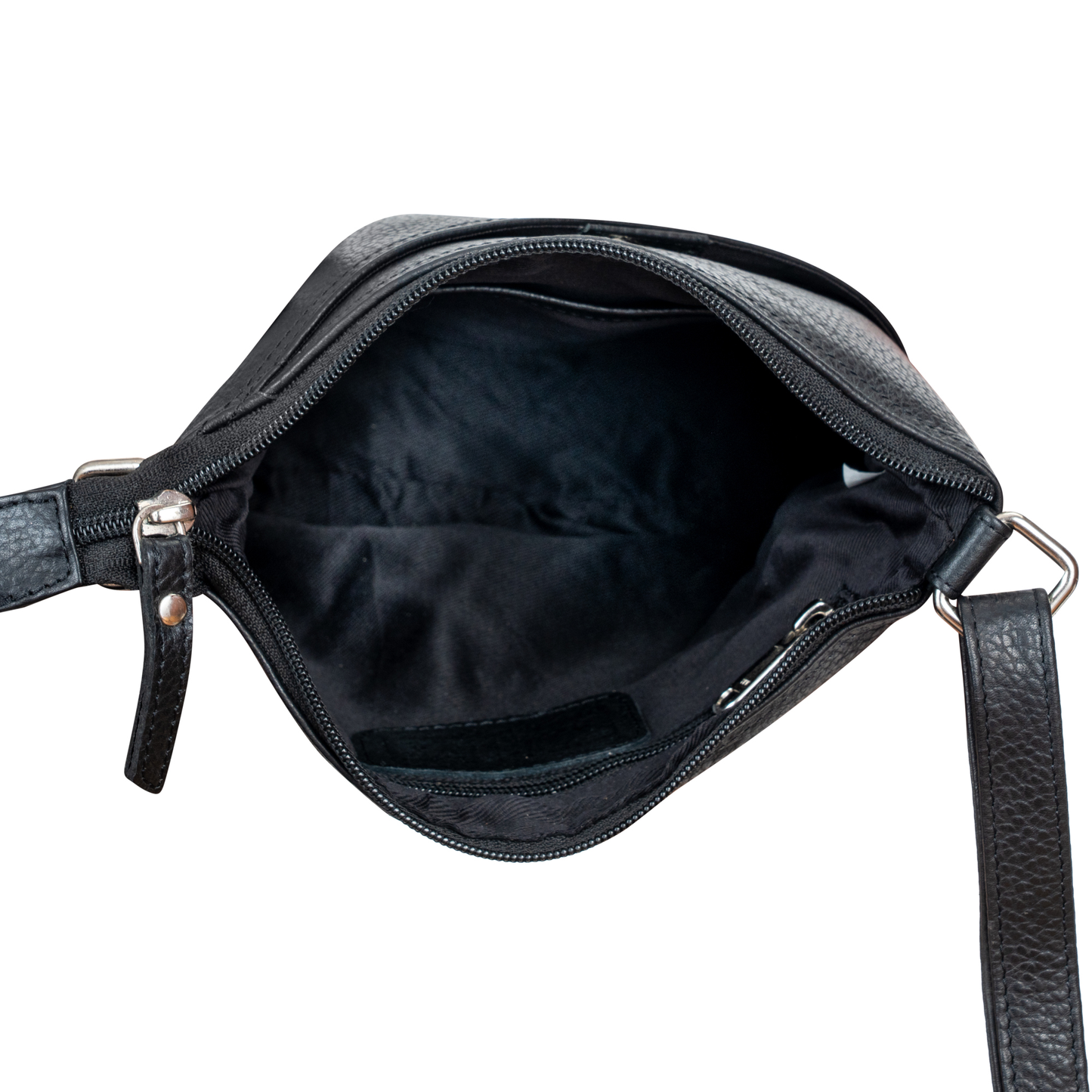 Leather Crossbody Bag The Sorrel Black