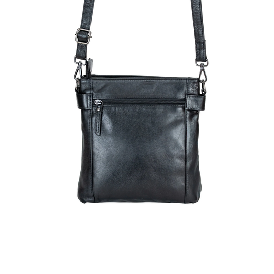 Leather Shoulder Bag Isalie Black