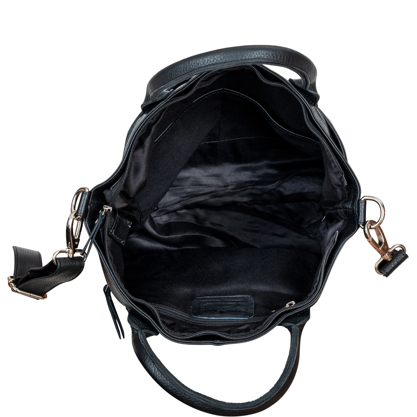Leather Tote Bag Scarlett Black