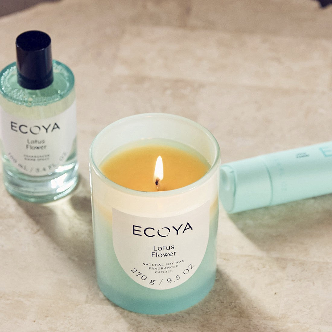 Ecoya Lotus Flower Metro Candle