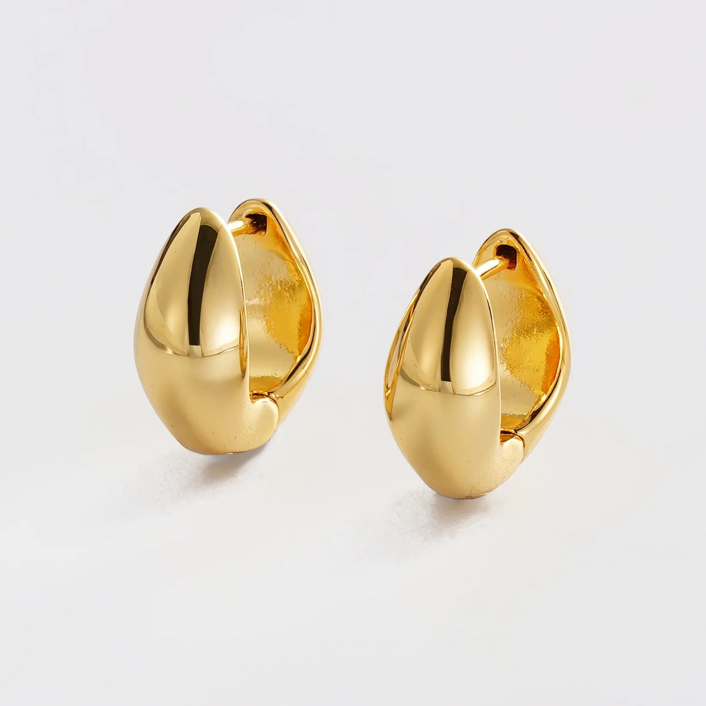 Zafino Margot Hoop Earrings Gold