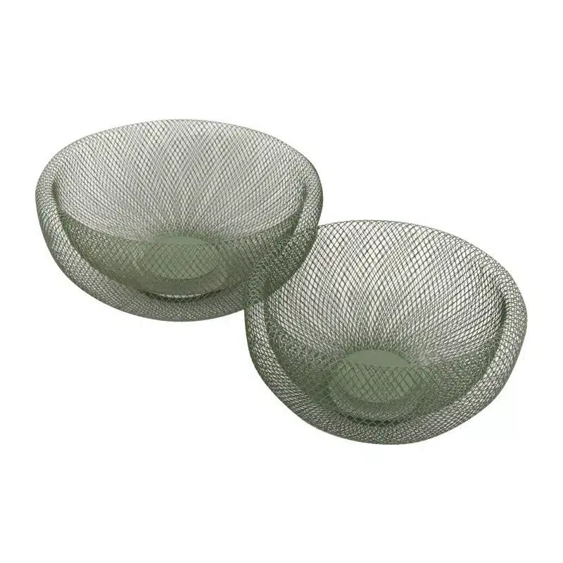 Mesh Bowl Green Set of 2