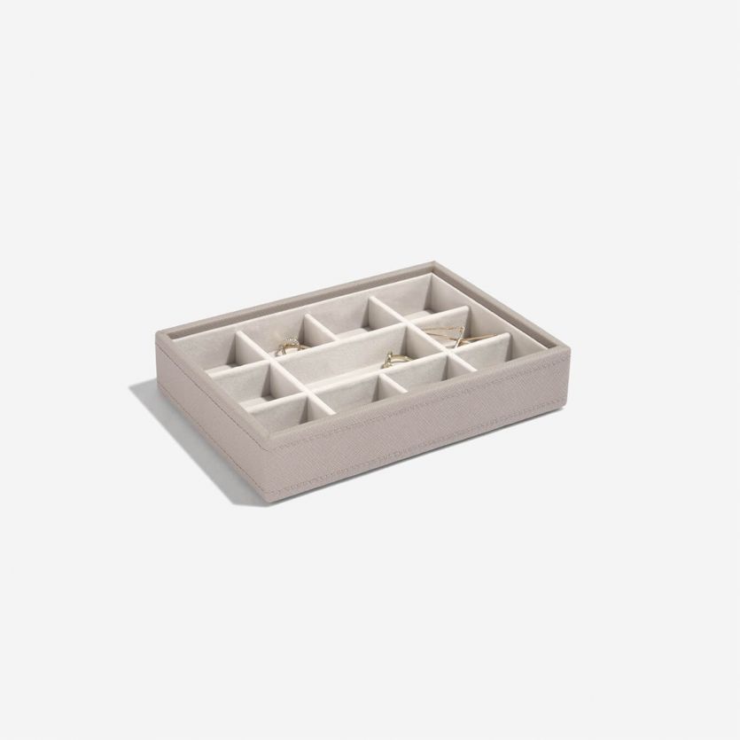 Stackers Mini Jewellery Box Trinket Layer - Taupe