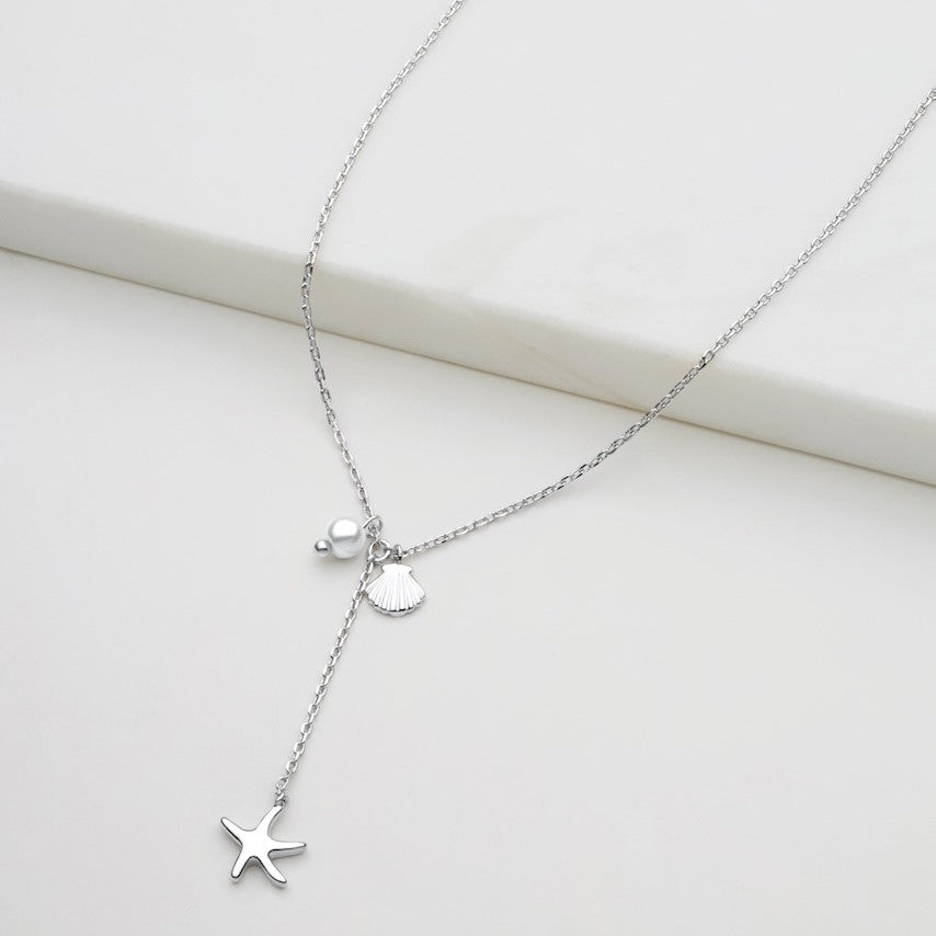 Zafino Starfish Mini Necklace Silver