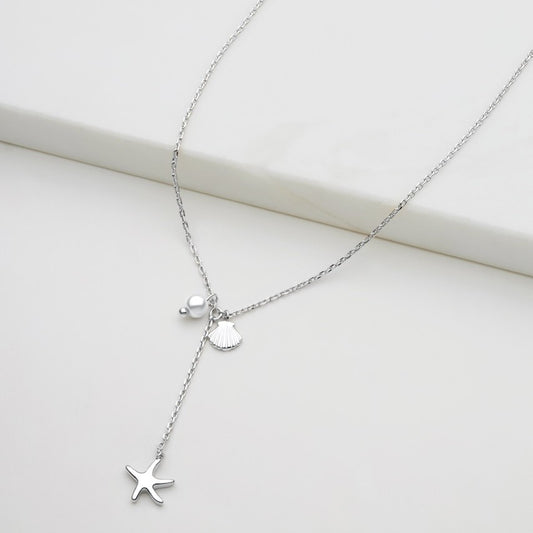 Zafino Starfish Mini Necklace Silver