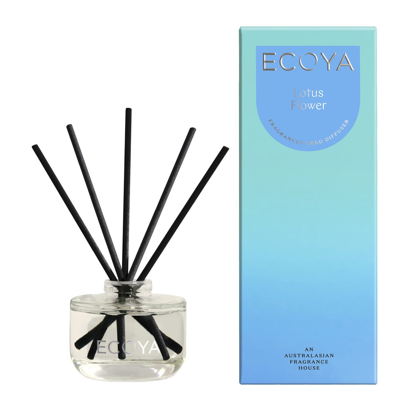 Ecoya diffuser with black sticks