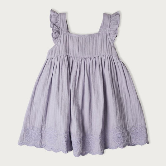 Babu Charlotte Muslin Sleeveless Dress Mixed Berry