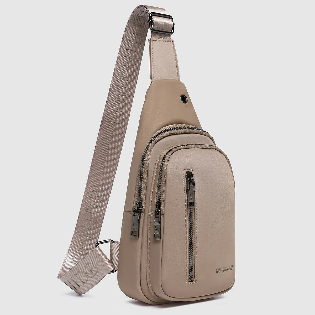 Louenhide Boyd Nylon Sling Bag Mocha