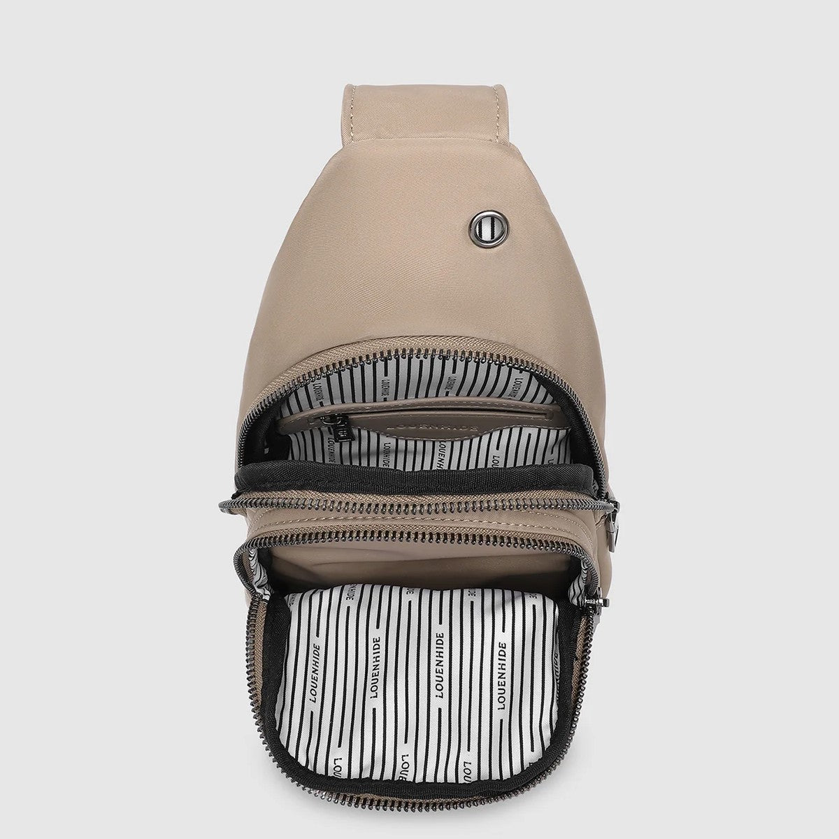 Louenhide Boyd Nylon Sling Bag Mocha