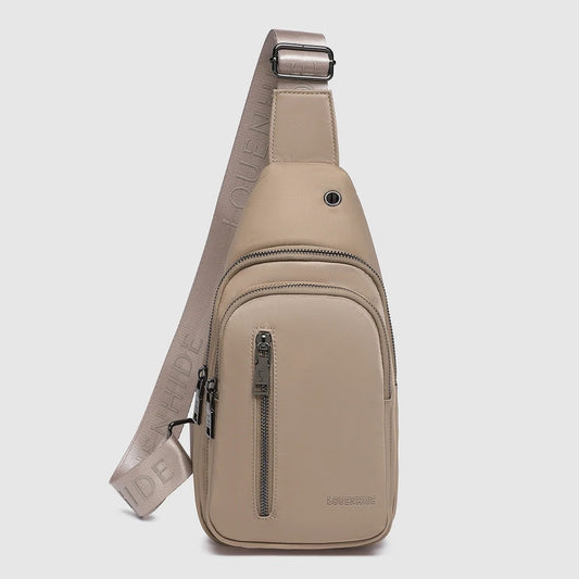 Louenhide Boyd Nylon Sling Bag Mocha